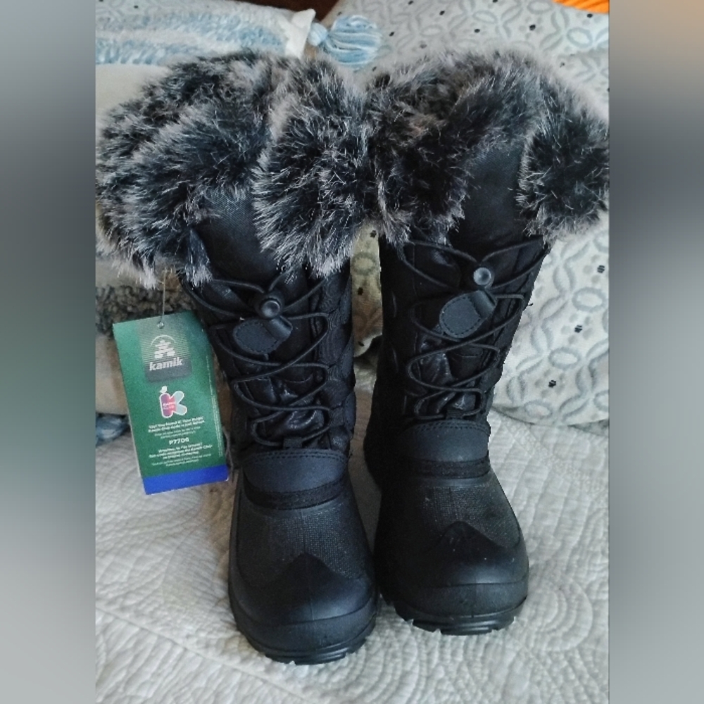 Kamik Kids Black Winter Boots